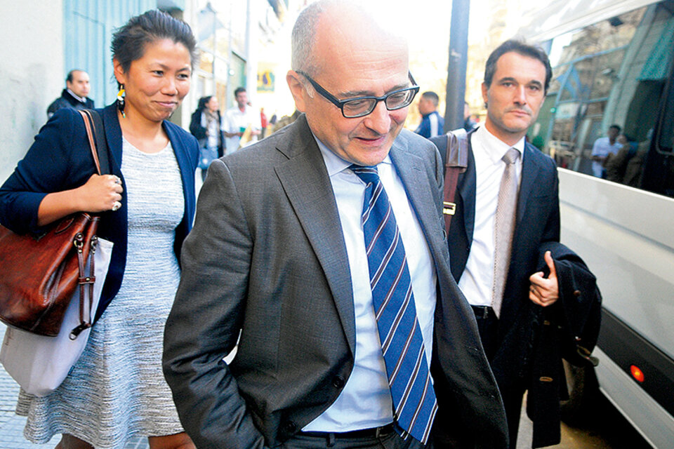Roberto Cardarelli, el economista jefe de la misión del FMI en la Argentina, con la mano en el bolsillo. (Fuente: Sandra Cartasso)