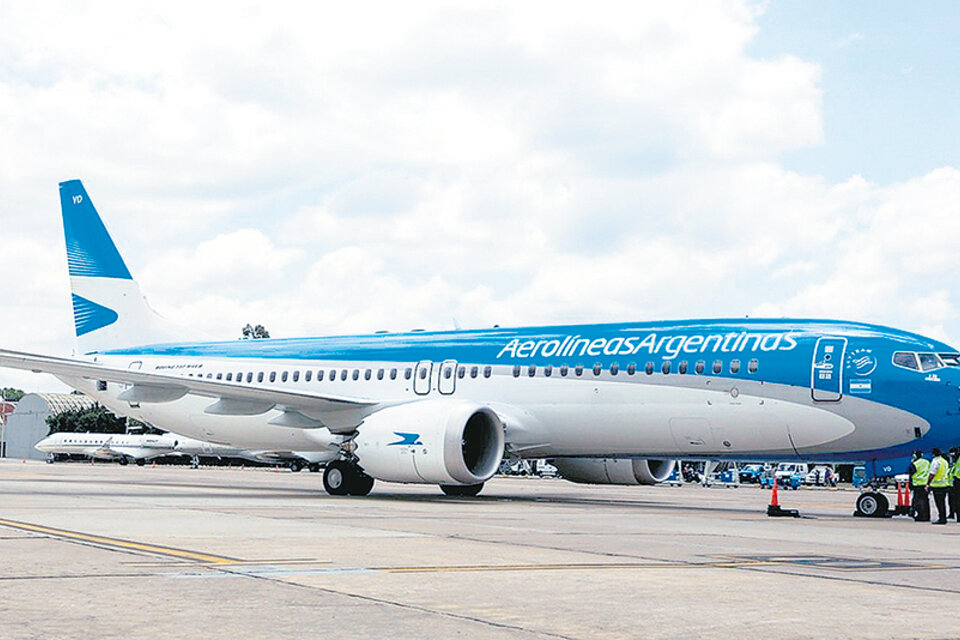 Aerolíneas Argentinas, con cinco aviones, es la única empresa del país que tiene este modelo.