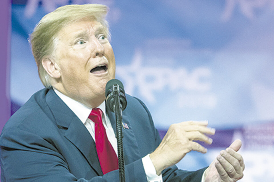 En su discurso Trump no se refirió al fracaso en la cumbre con Vietnam.