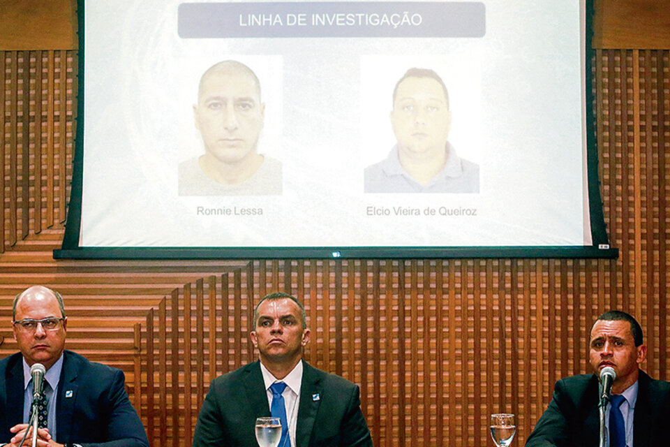 El gobernador de Río, Wilson Witzel, informó sobre los detenidos en el caso Marielle Franco. (Fuente: AFP)