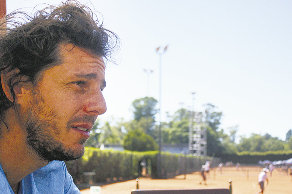 Gastón Gaudio, capitán del equipo argentino de Copa Davis. (Fuente: Alejandro Leiva)