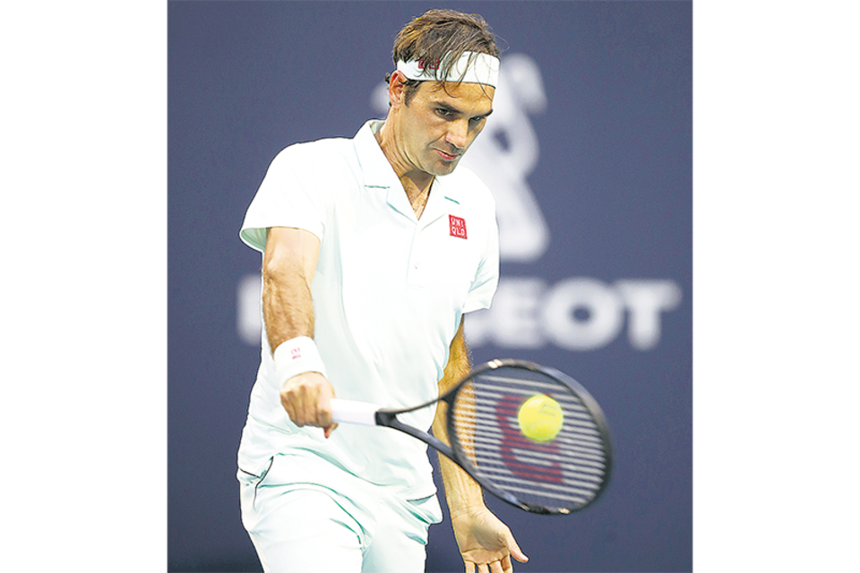 Federer venció a Krajinovic.