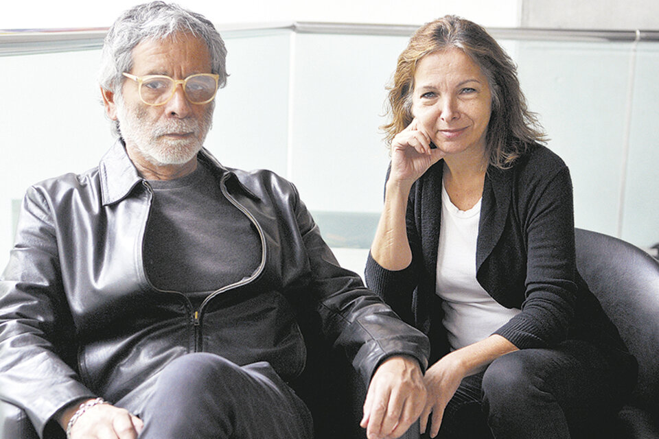 Contreras y Darín, dos de los protagonistas de la obra estrenada en el Centro Cultural de la Cooperación. (Fuente: Sandra Cartasso)