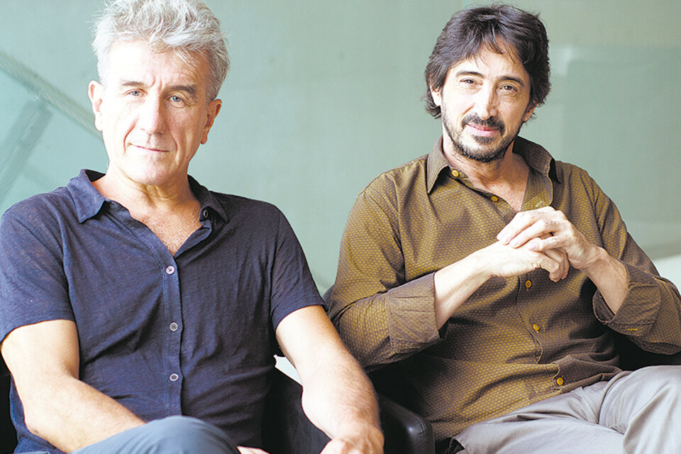 Gabo Correa y Miguel Pittier, responsables de la obra. (Fuente: Verónica Bellomo)