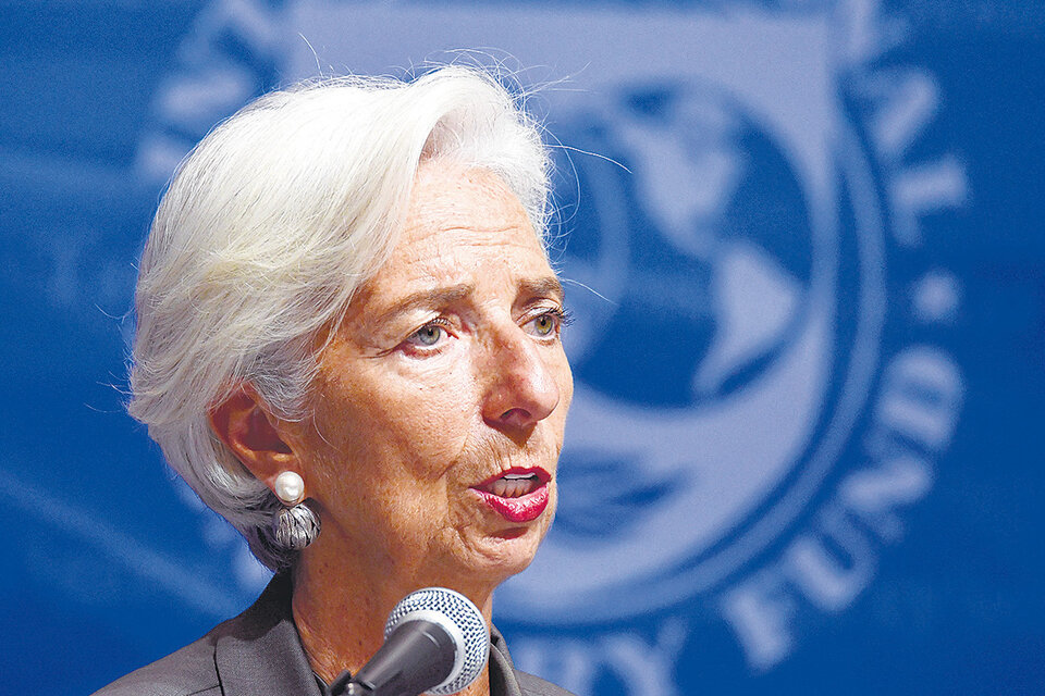 Christine Lagarde, directora del FMI.