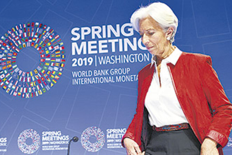 Christine Lagarde, jefa del FMI.