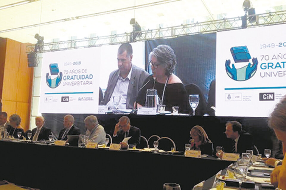 Néstor García y Sandra Torlucci presentaron la iniciativa en el último plenario del CIN.