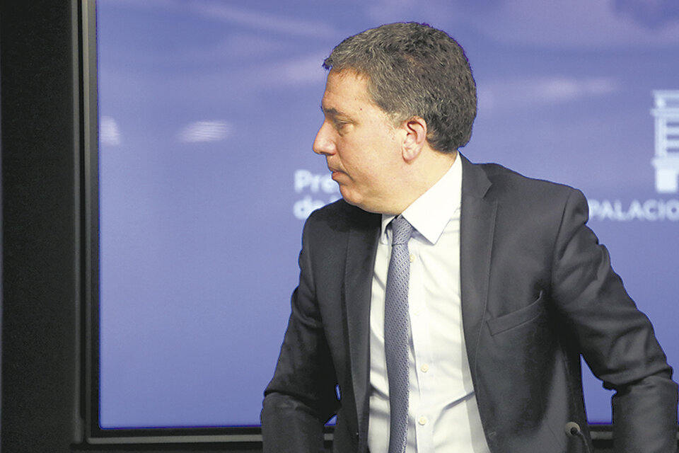 Nicolás Dujovne, ministro de Hacienda, cada vez con menos margen. (Fuente: Joaquín Salguero)