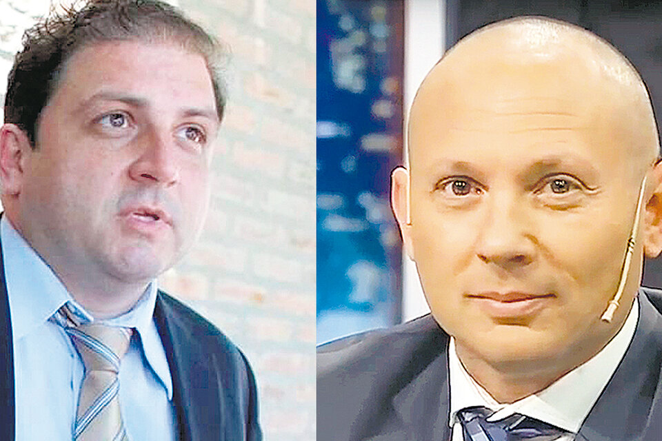 El fiscal Bidone y el falso abogado D’Alessio.