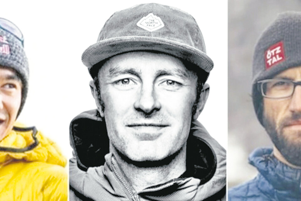 David Lama, Jess Roskelley y Hansjörg Auer, los escaladores muertos.