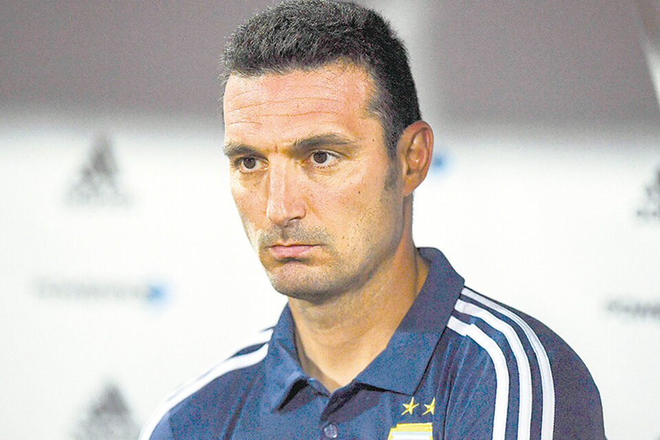 Lionel Scaloni, entrenador del seleccionado nacional. (Fuente: AFP)