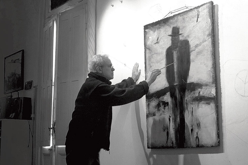López Armentia abrió su taller de Flores como espacio de exposición de sus obras.