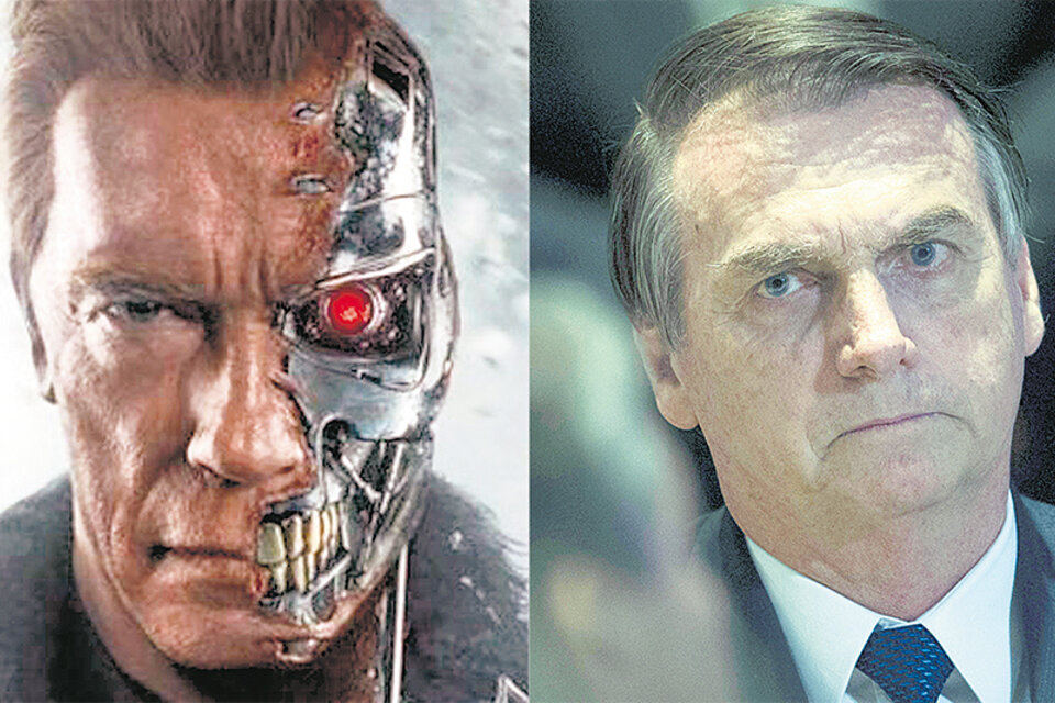 Bolsonaro quedó bien con Schwarzenegger pero recibió críticas del alcalde de Nueva York.