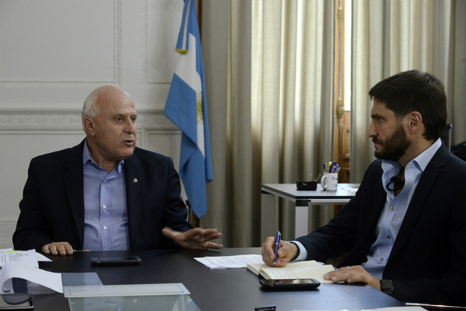 El gobernador Lifschitz y el ministro Pullaro se reunieron en medio de la crisis de seguridad (Fuente: Andres Macera)