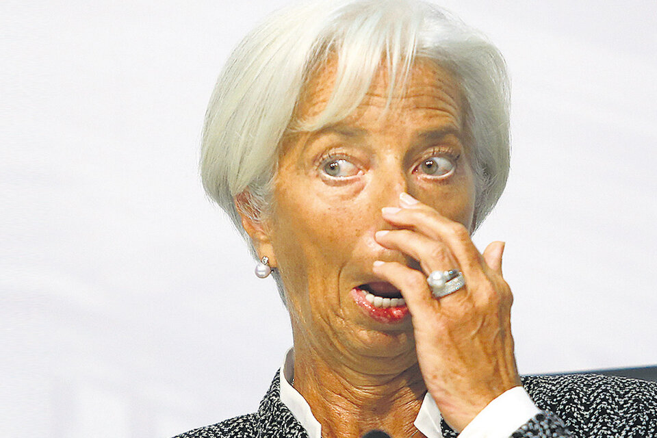 Directora del FMI, Christine Lagarde. (Fuente: NA)
