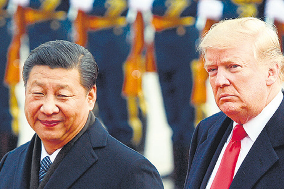 Presidentes Xi Jinping y Donald Trump. (Fuente: AFP)