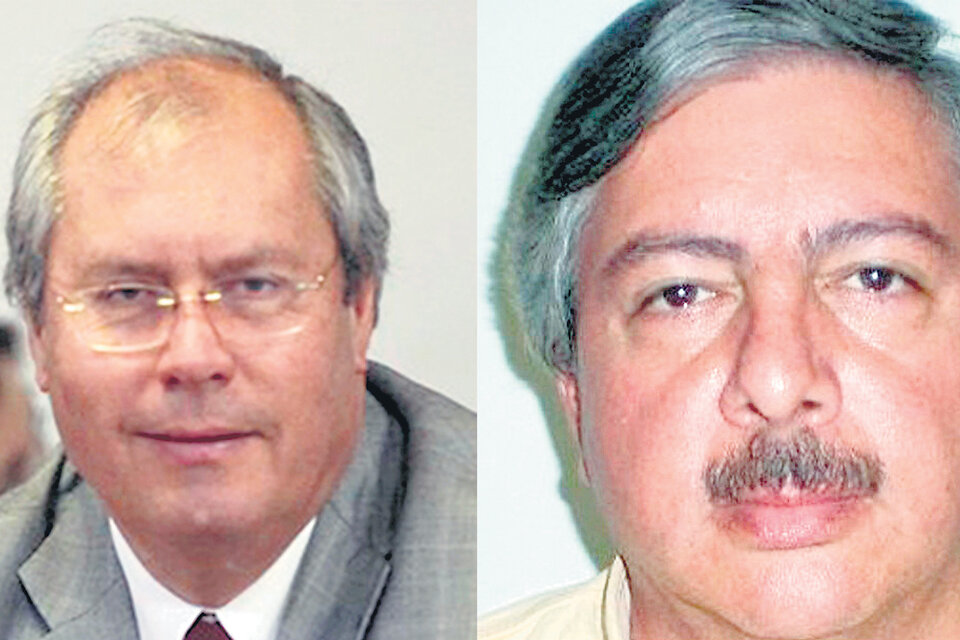 El diputado Héctor Olivares y el funcionario Miguel Yadón, víctimas del ataque.