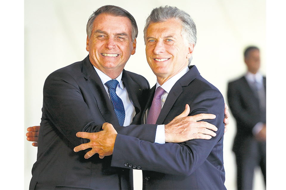Mauricio Macri recibirá a Jair Bolsonaro el mes que viene. (Fuente: DPA)