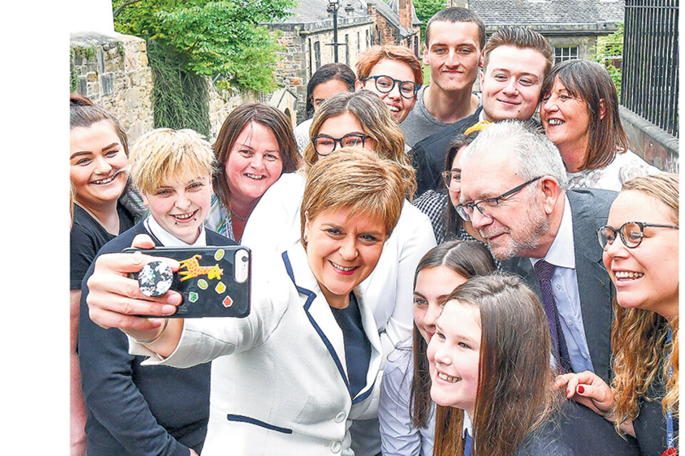 Nicola Sturgeon, impulsora del nuevo referéndum. (Fuente: AFP)