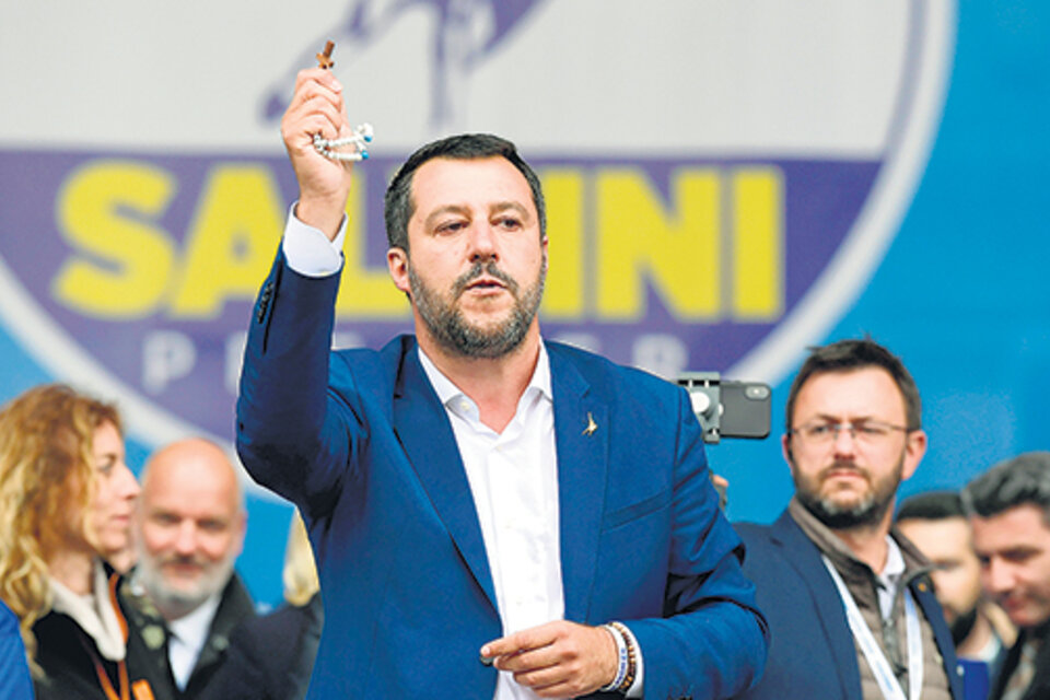“¿La ONU? Que se ocupe de Venezuela mejor”, dijo Salvini ante las críticas de la organización. (Fuente: AFP)