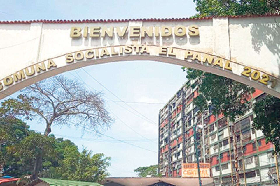 Entrada al barrio 23 de Enero, uno de los bastiones del chavismo en el oeste de Caracas.