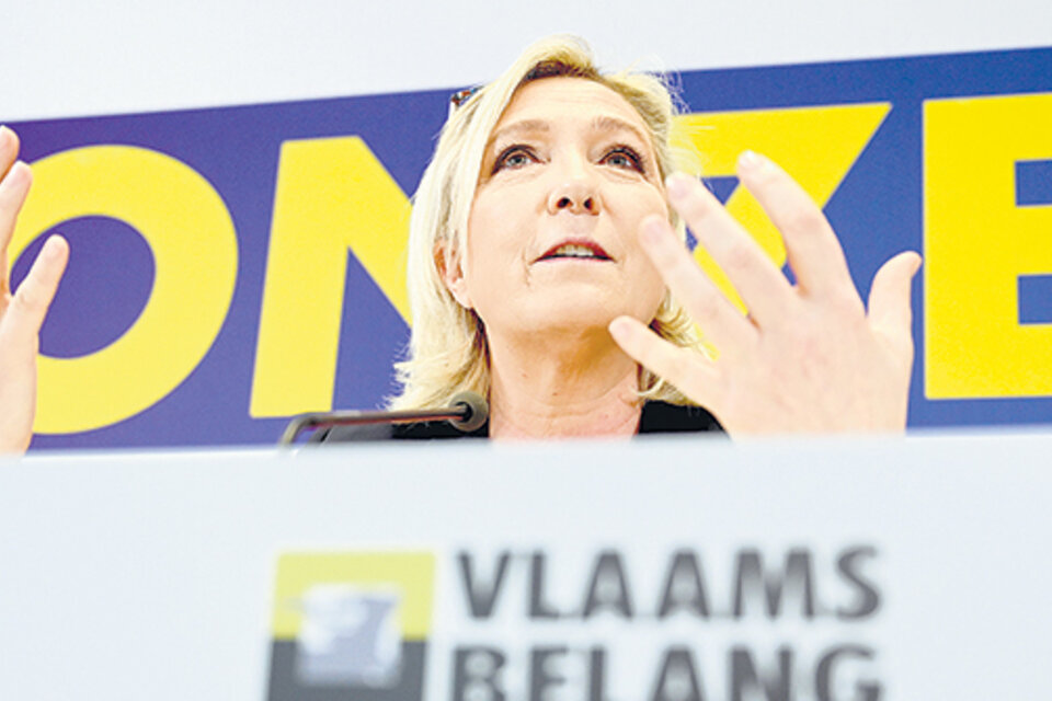 La líder de la ultraderecha francesa, Marine Le Pen, encara esta consulta europea llena de aliados ideológicos. (Fuente: AFP)