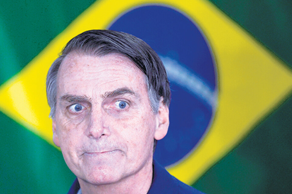 Bolsonaro fue condenado por sus expresiones sexistas contra una diputada del PT. (Fuente: AFP)