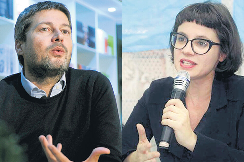 Matías Lammens y Gisela Marziotta, la fórmula del Frente de Todos. (Fuente: Sandra Cartasso)