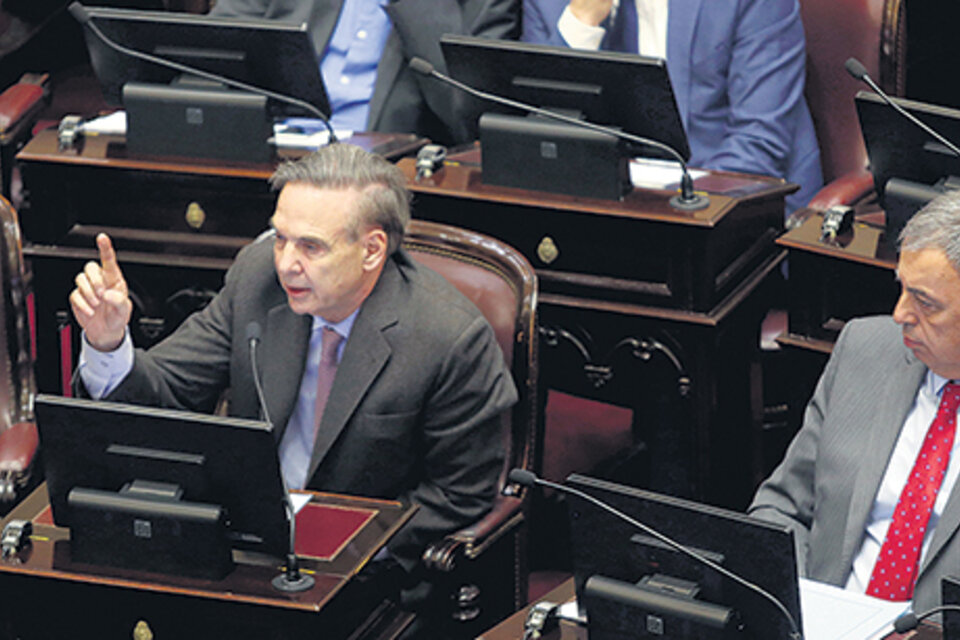 Los dos sectores de la bancada reclaman que Pichetto deje su lugar en el Consejo de la Magistratura.