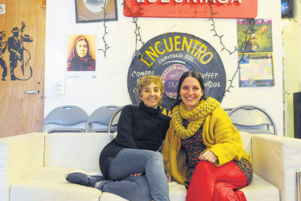 Mariela Padula y Mónica Szalkowicz, del Club Luzuriaga. (Fuente: Guadalupe Lombardo)
