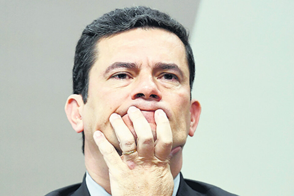 El ministro de Justicia Sergio Moro cada vez más comprometido por la filtración de The Intercept Brasil. (Fuente: AFP)