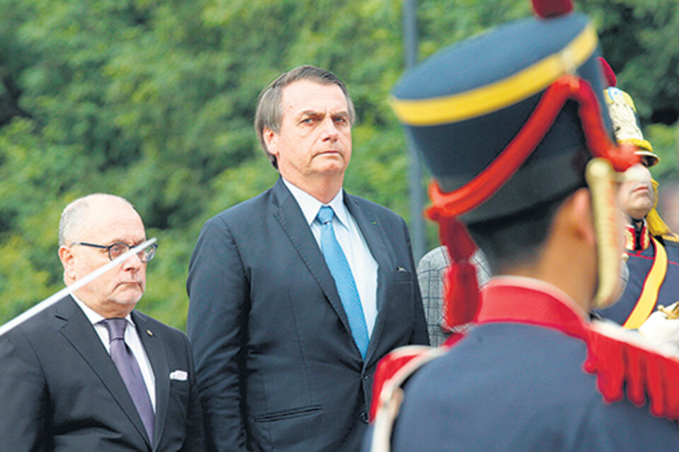 En su visita oficial a Buenos Aires, Bolsonaro hizo proselitismo partidario.