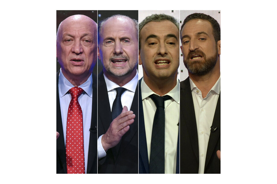 Candidatos. Bonfatti, Perotti, Javkin y Sukerman (Fuente: Archivo Rosario/12)