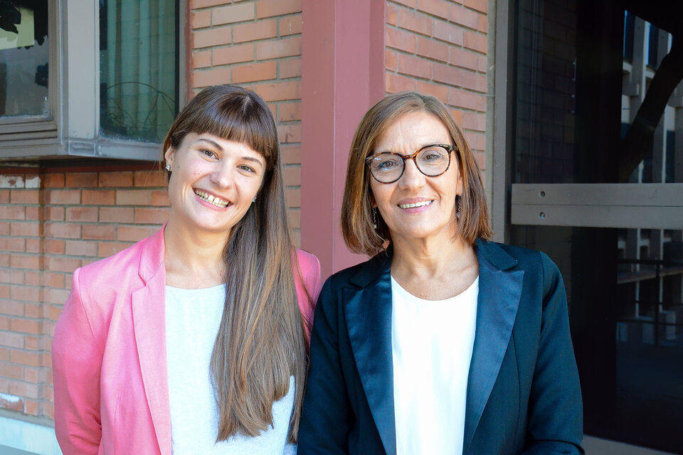 Mariana Sartori lleva adelante su investigación, dirigida por Olga Peralta. (Fuente: Camila Casero)