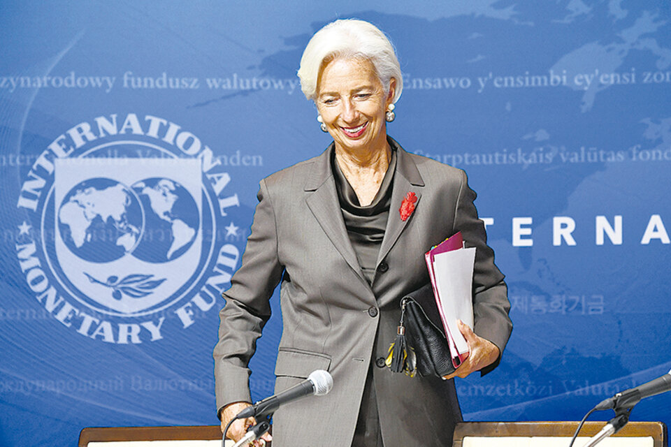 Christine Lagarde, titular del FMI, futura titular del Banco Central Europeo. Ella se va, el programa de ajuste se queda. (Fuente: AFP)