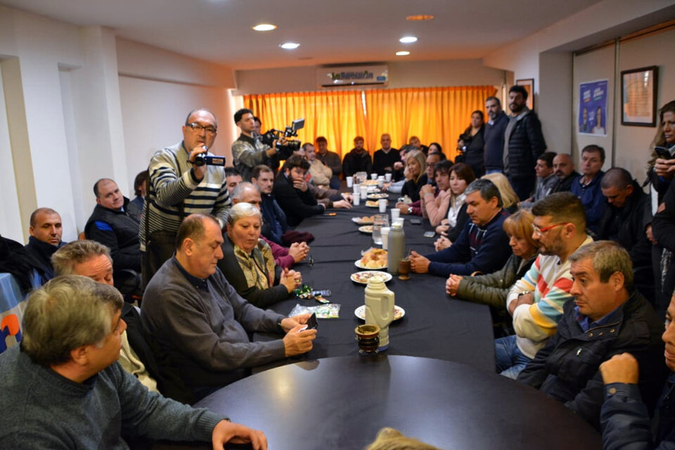 En la sede de La Bancaria se acordó una agenda común. (Fuente: Gentileza Conclusión)