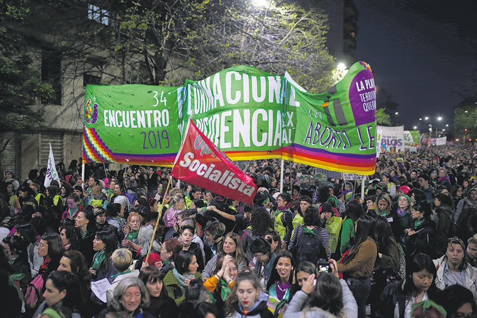 La marcha partió de la 60 y 1 y finalizó en el Estadio Unico