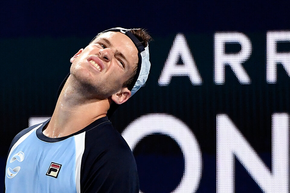 Diego Schwartzman perdió por segunda vez en la Copa ATP: esta vez lo derrotó Dominique Thiem en dos sets.