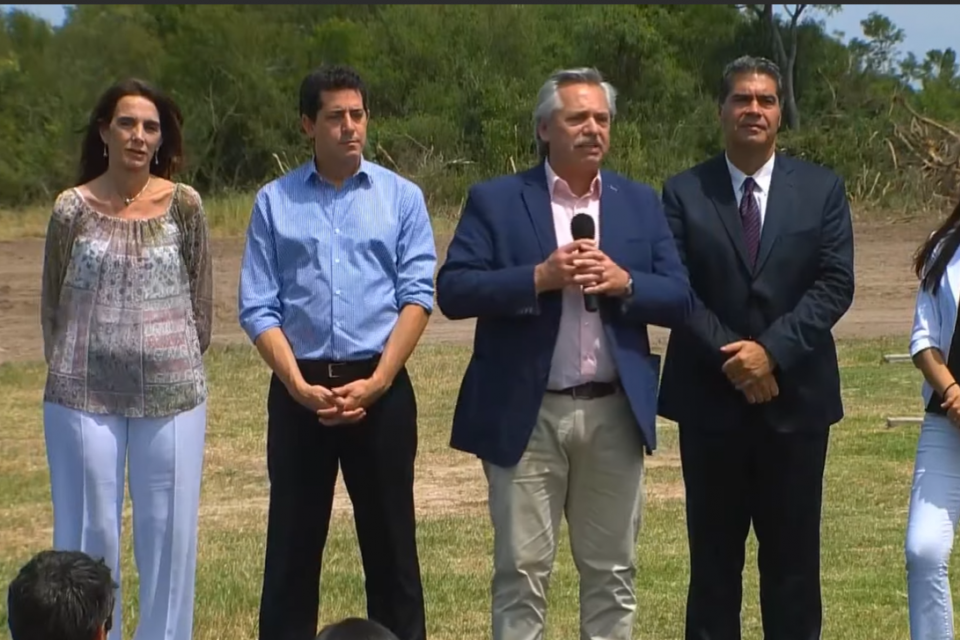 Fernández junto a Capitanich, en un acto realizado en enero pasado.