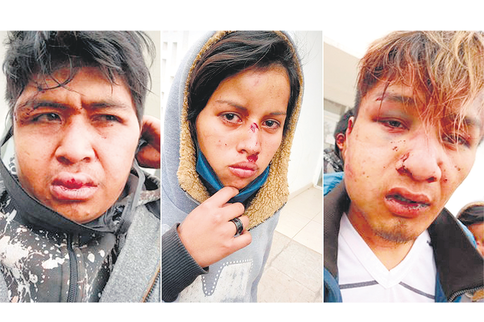 A los jóvenes los golpearon, patearon, los secuestraron y torturaron en la comisaría.   (Fuente: Revista Cítrica)