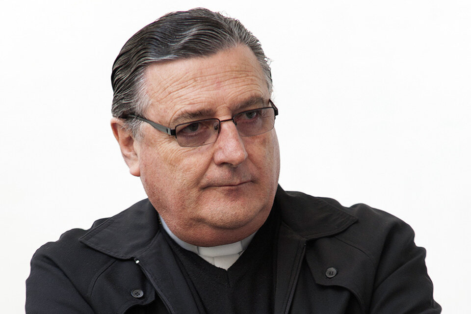 El arzobispo de Rosario, Eduardo Martín.  (Fuente: Andres Macera)