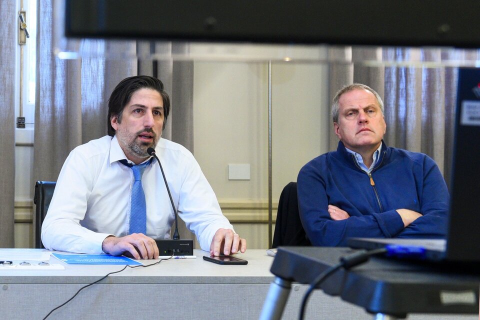 El ministro Nicolás Trotta y el secretario de Políticas Universitarias, Jaime Perczyk.