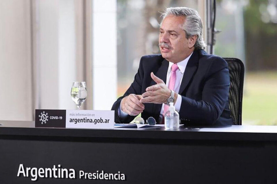 Fernández se solidarizó por carta con Bolsonaro tras saberse que el mandatario brasileño tiene Covid-19.  (Fuente: NA)