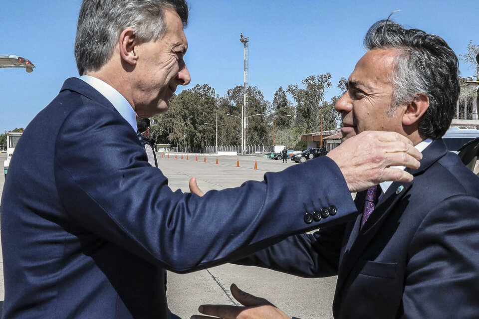 La disputa interna entre Mauricio Macri y Alfredo Cornejo no se detiene. (Fuente: NA)