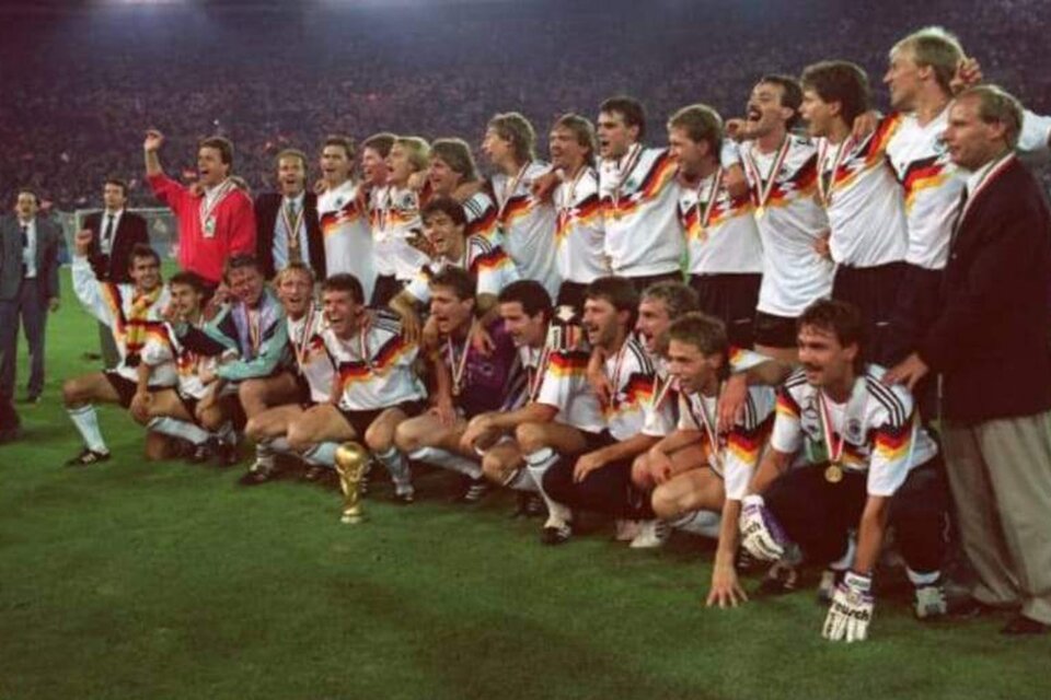 Alemania, el mejor equipo de Italia 90. (Fuente: AFP)