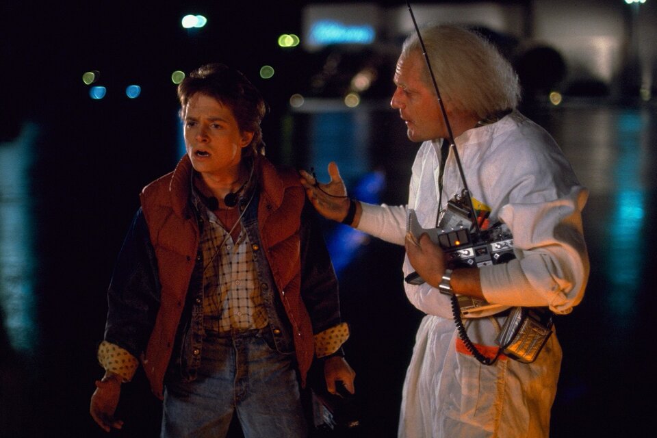 Marty McFly (Michael J. Fox) y el Doc Brown (Christopher Lloyd), personajes eternos.