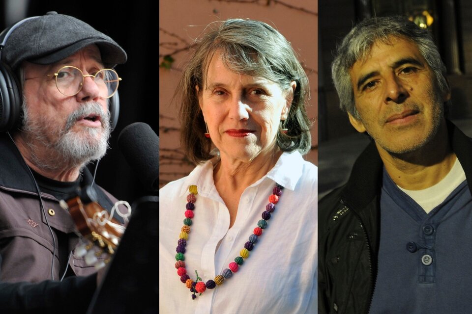 Silvio Rodríguez, Cecilia Todd y Peteco Carabajal, tres de los grandes artistas que participarán del festival. 