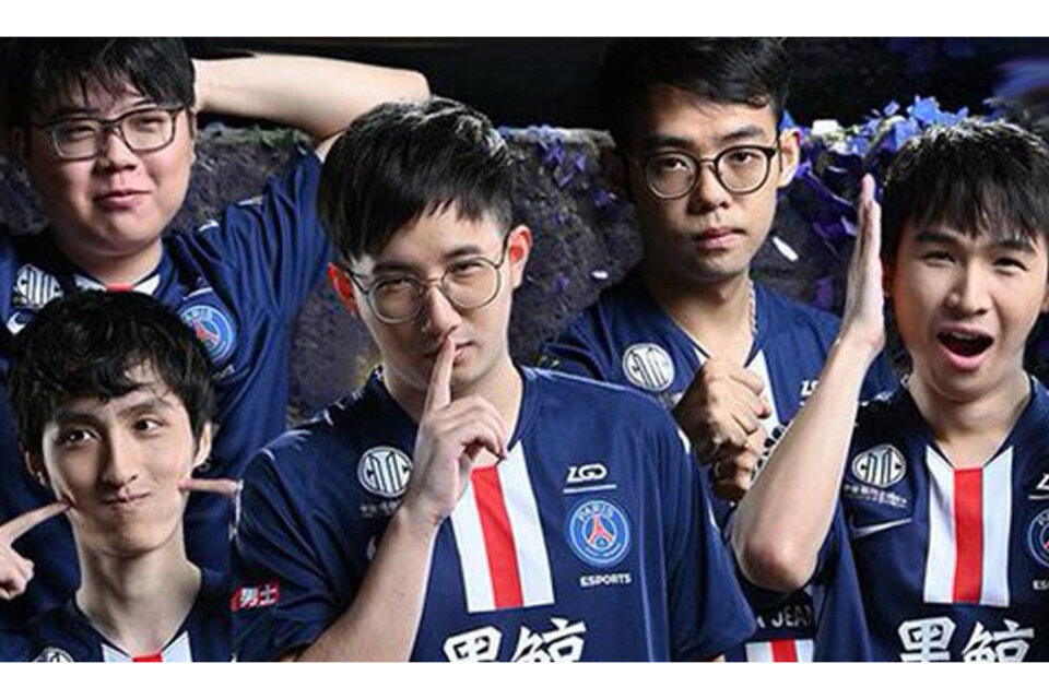Los jugadors del PSG.LGD, el e-sports del club francés. (Fuente: PSG)