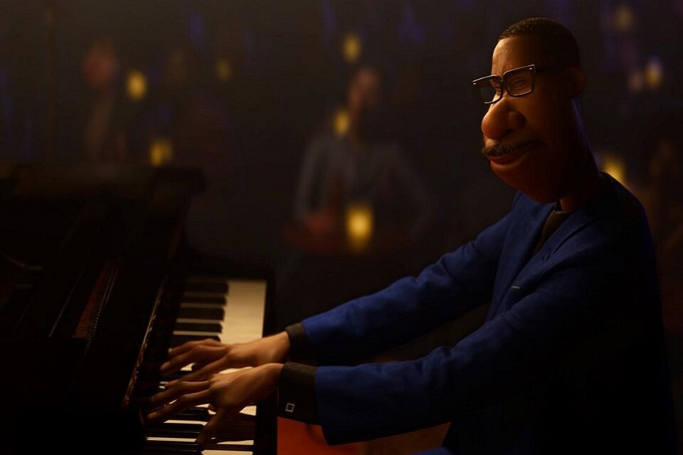 La música es el foco de "Soul", la película de Pixar-Disney con el pianista Jon Batiste como un profe de música de secundario. (Fuente: "Soul" | Pixar)
