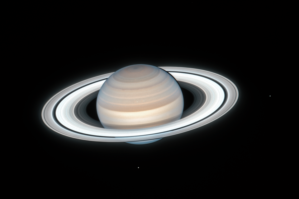La sorprendente foto de Saturno capturada por el telescopio Hubble